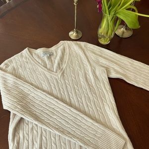 GH Bass & Co. cream sweater